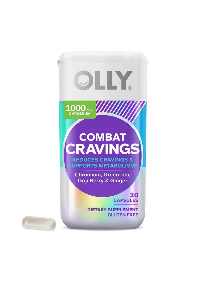OLLY Combat Cravings Metabolism & Energy Support Supplement Chromium Green Tea Goji Berry Ginger 30 Count - Image 2