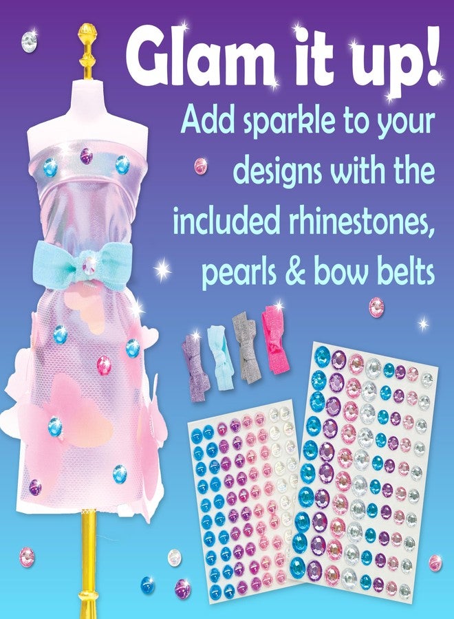 Creativity for Kids Designed by You Glam Studio: Girls' Fashion Designer Craft Kit, DIY Arts and Crafts for Kids, Birthday Gifts for Girls, Girl Toys (Ages 6+) - Image 5