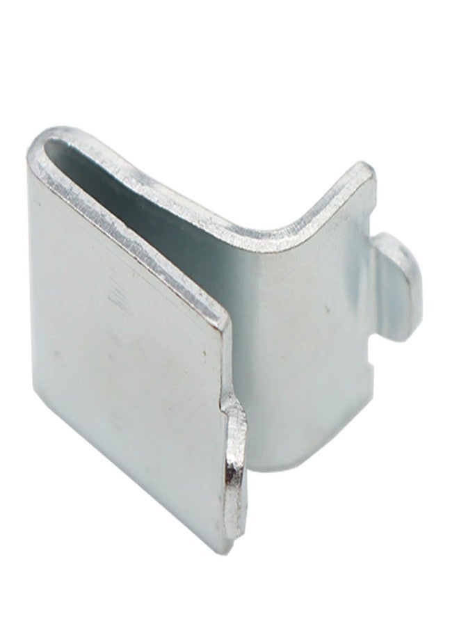 Xadnitu Adjustable Steel Pilaster Shelf Clip Support, Shelving Bracket Clips for Metal and Wood Shelves (20, Silver) - Image 4