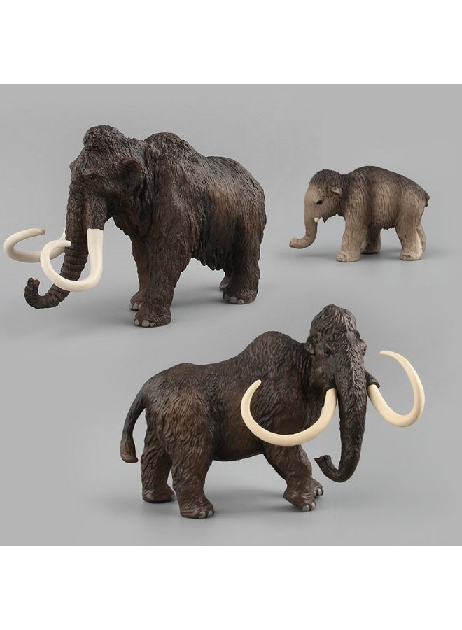 NIBEMINENT Realistic Mammoth Model with Long Fur