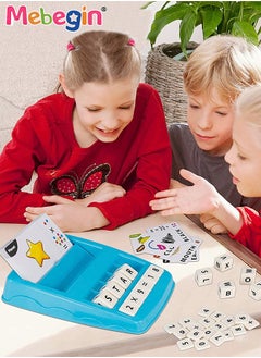 MEBEGIN 2 in 1 Matching Letter Games, Fun Spelling Reading Educational Toys, Alphabet Spelling Reading Flash Cards, Math Number Words Puzzle, Hands-On Learning Toy, Enlightenment Learning Games, Ideal Gifts for Kids  - Image 3