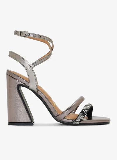 VIZZANO Block Heel Sandals for Women – Stylish Ladies Heels Sandals for Everyday Wear