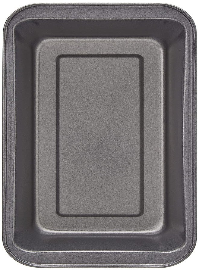 Klassic Combo of Non-Stick Carbon Steel Rectangle Shaped Baking Tin for Bread Loaf and Cake in Differeent Sizes (Set of 2 Pieces, Black), Large - Image 2