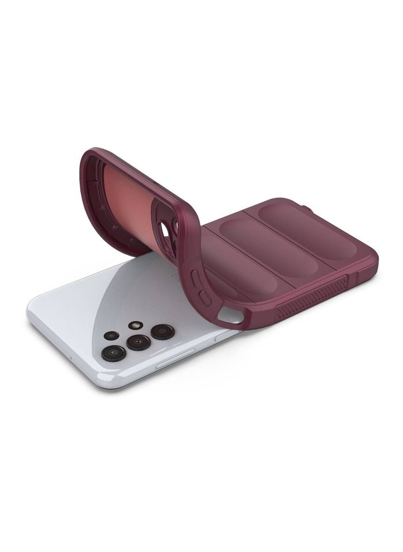 Magic Shield Tpu Silicone Shockproof Phone Case For Samsung Galaxy A23 Wine Red