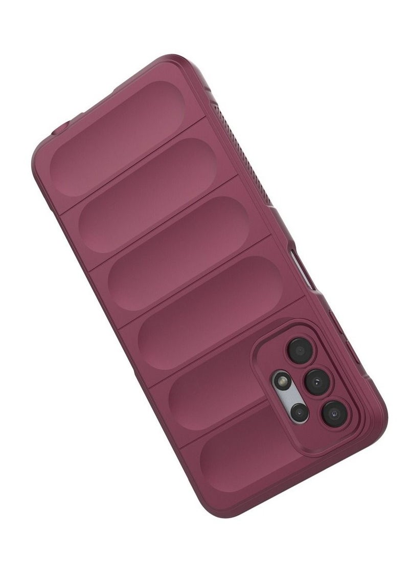 Magic Shield Tpu Silicone Shockproof Phone Case For Samsung Galaxy A23 Wine Red