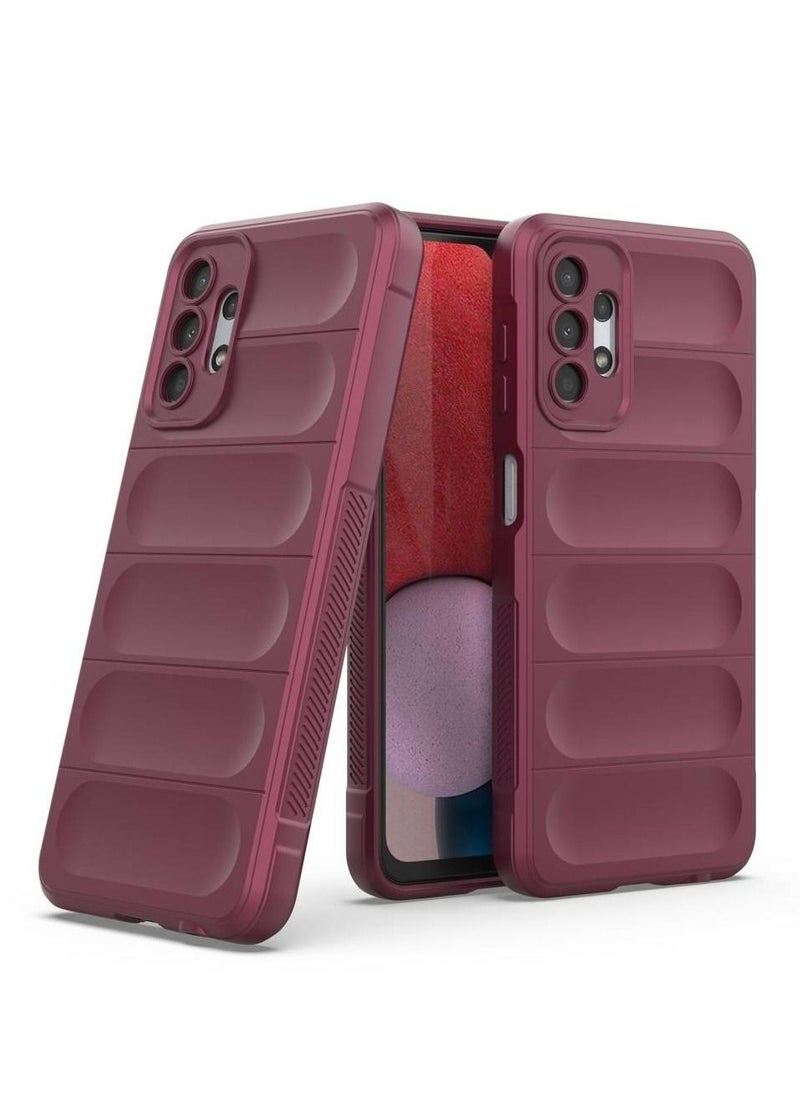 Magic Shield Tpu Silicone Shockproof Phone Case For Samsung Galaxy A23 Wine Red