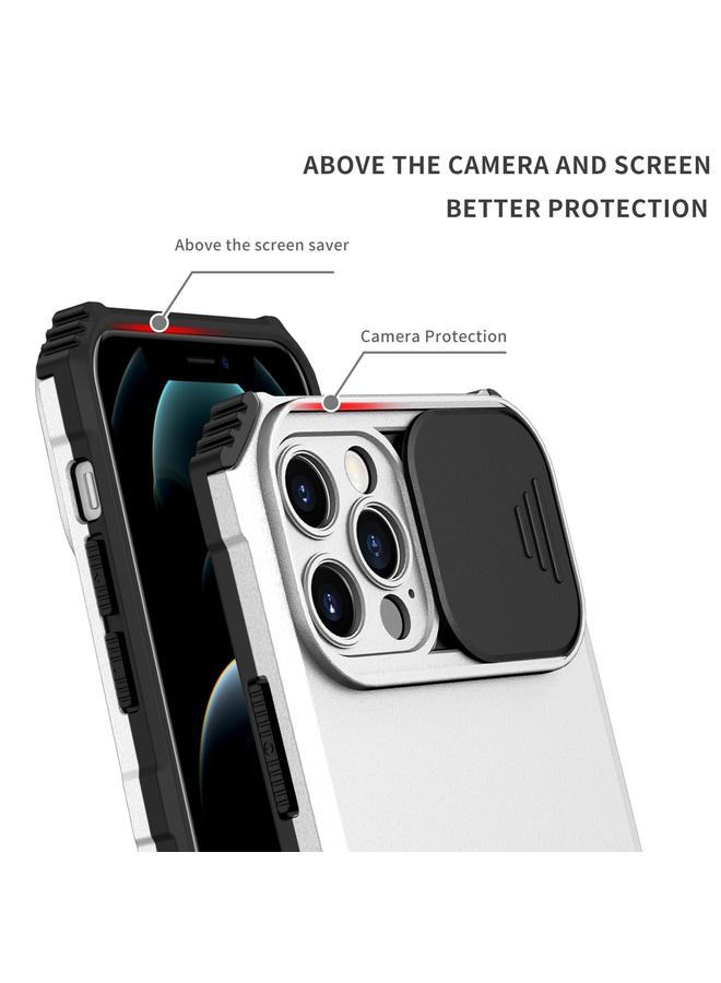 Zaboon Case For iPhone 13 Pro Max Stereoscopic Holder Sliding Camshield Phone Case - Image 5