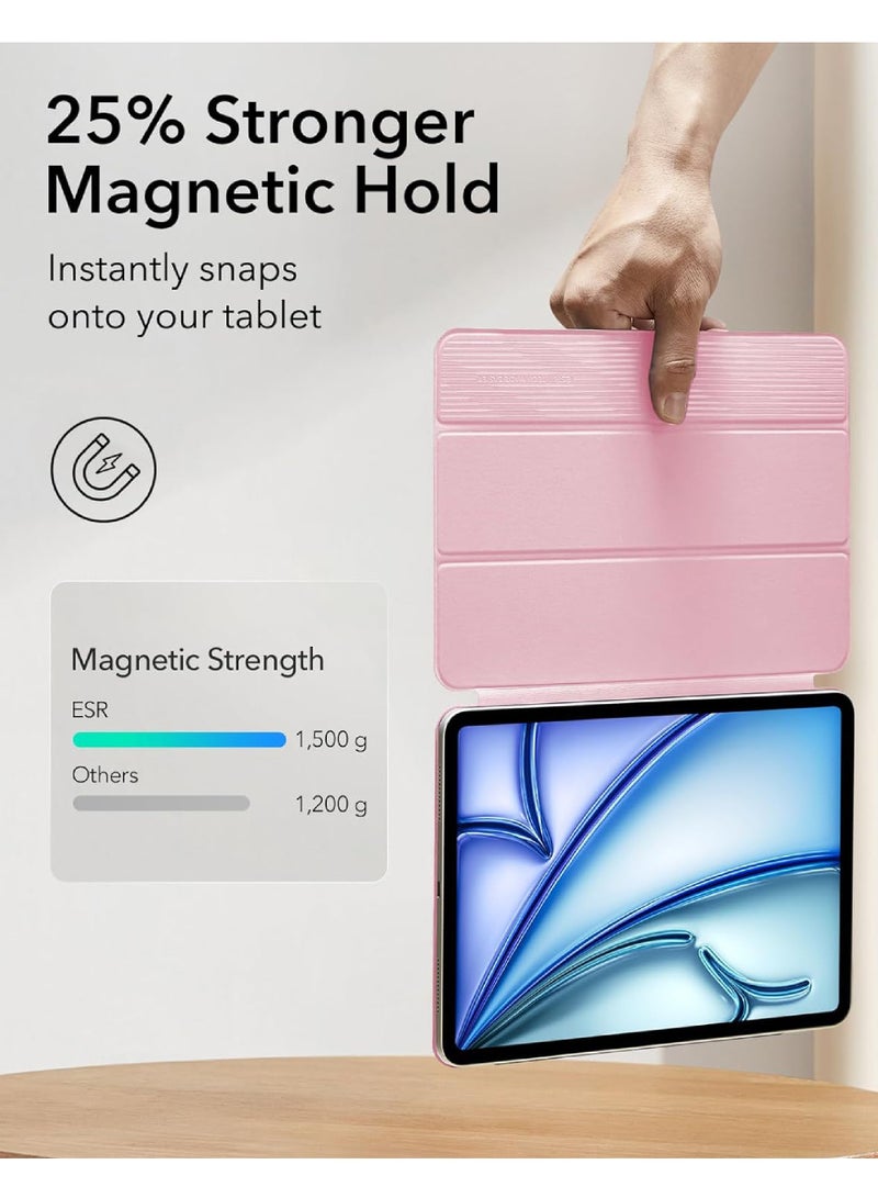 روك بو جراب لجهاز iPad Pro مقاس 11 بوصة (M5/M4) 2025/2024، ملحق مغناطيسي قوي، جراب رفيع قابل للطي، يدعم قلم Pencil Pro وقلم رصاص (USB-C)، حماية قوية، وضع السكون/الاستيقاظ التلقائي، غطاء من سلسلة Rebound لجهاز 2025/2024 M5/M4 Pro مقاس 11 بوصة - Image 4