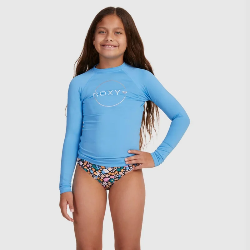 Roxy Beach Classics Long Sleeve UPF 50 Rashguard - Kids