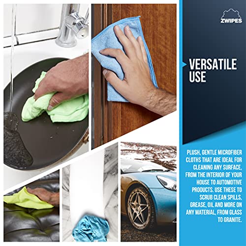 Zwipes 924 Microfiber Cleaning Cloths, 24 Pack - Image 5