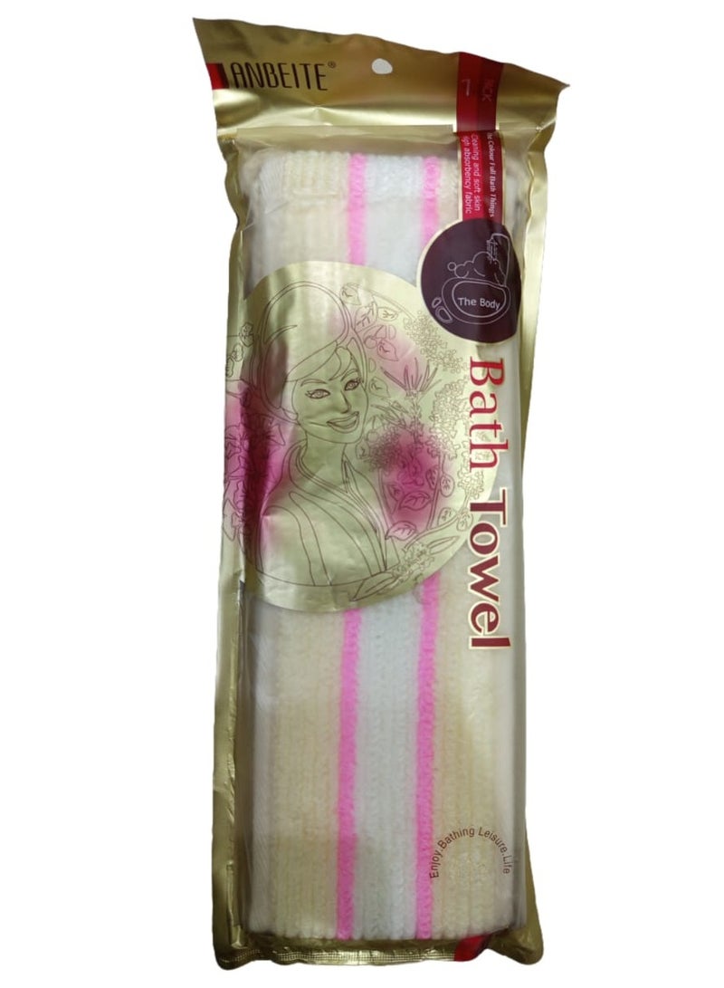 Long multi-colored bath Lofah 