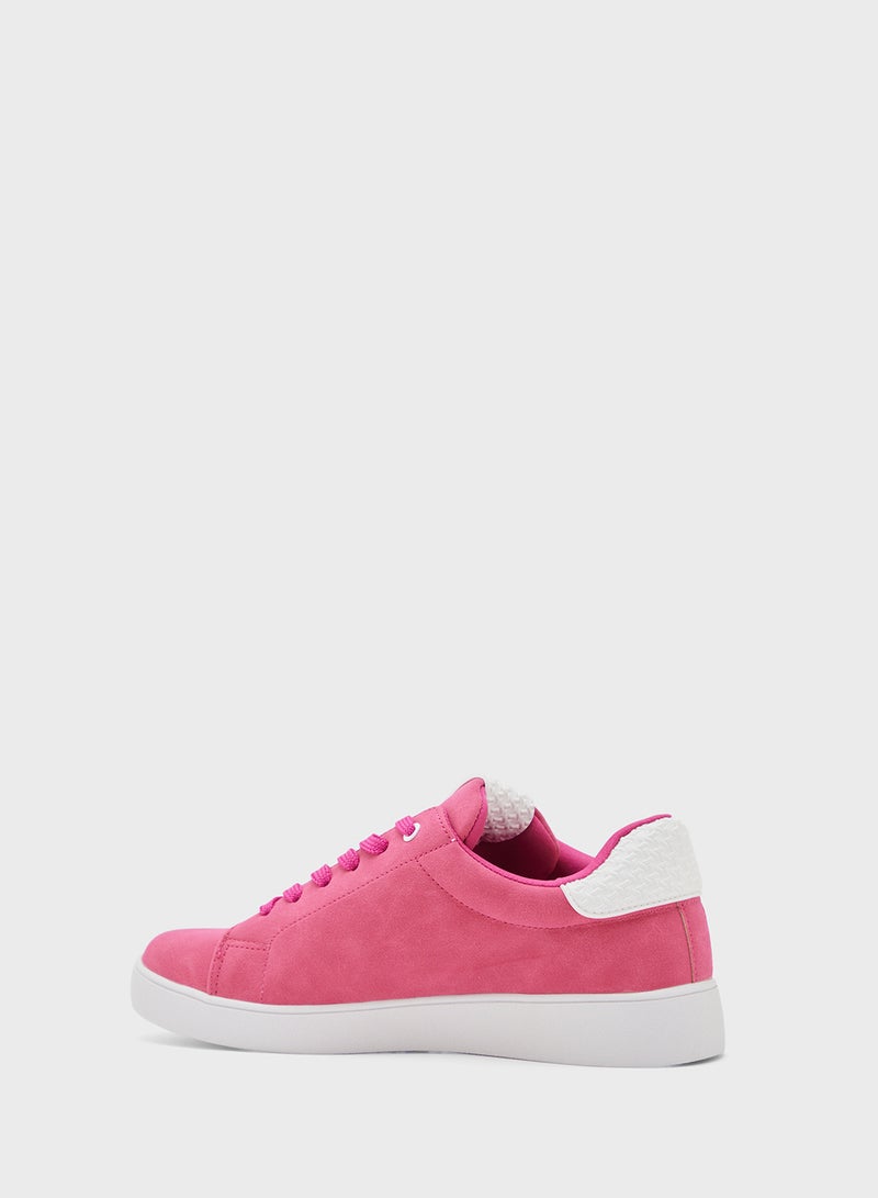 Ginger Faux Suede Stripe Detail Sneakers  - Image 2