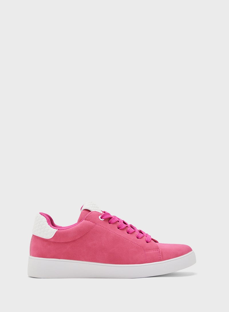Ginger Faux Suede Stripe Detail Sneakers  - Image 1