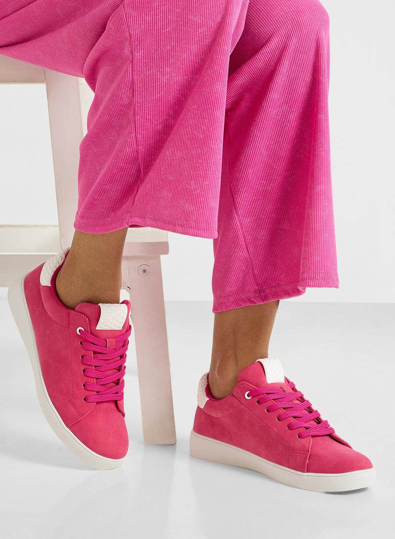 Ginger Faux Suede Stripe Detail Sneakers  - Image 5