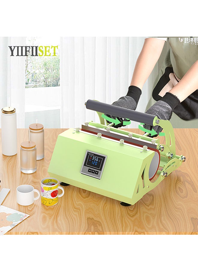 Generic - Tumbler Heat Press Machine for 30oz /11oz/25oz/16oz Cups Support 2.6-3.4inches Diameter and Adjustable Temperature 0-400 ℉ Timer 0-999s Sublimation Printing for DIY Hand Maker - Image 1