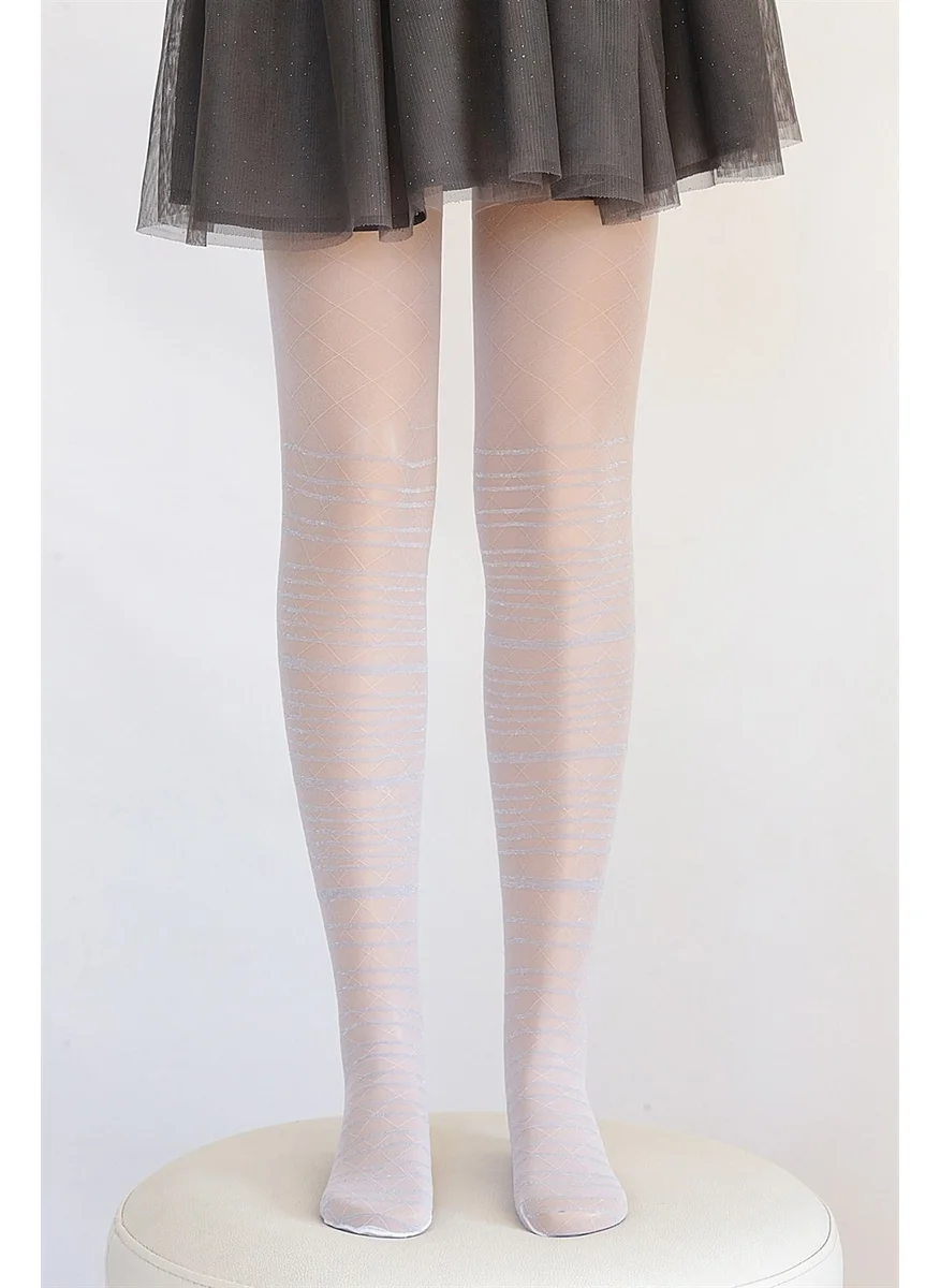 دايمود Sparkling Glittery Kids Tights