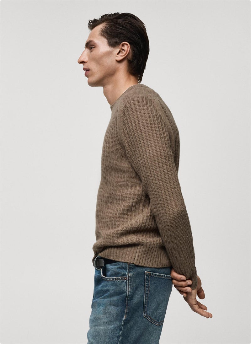 Mango Man - Crew Neck Pullover Sweater - Image 1