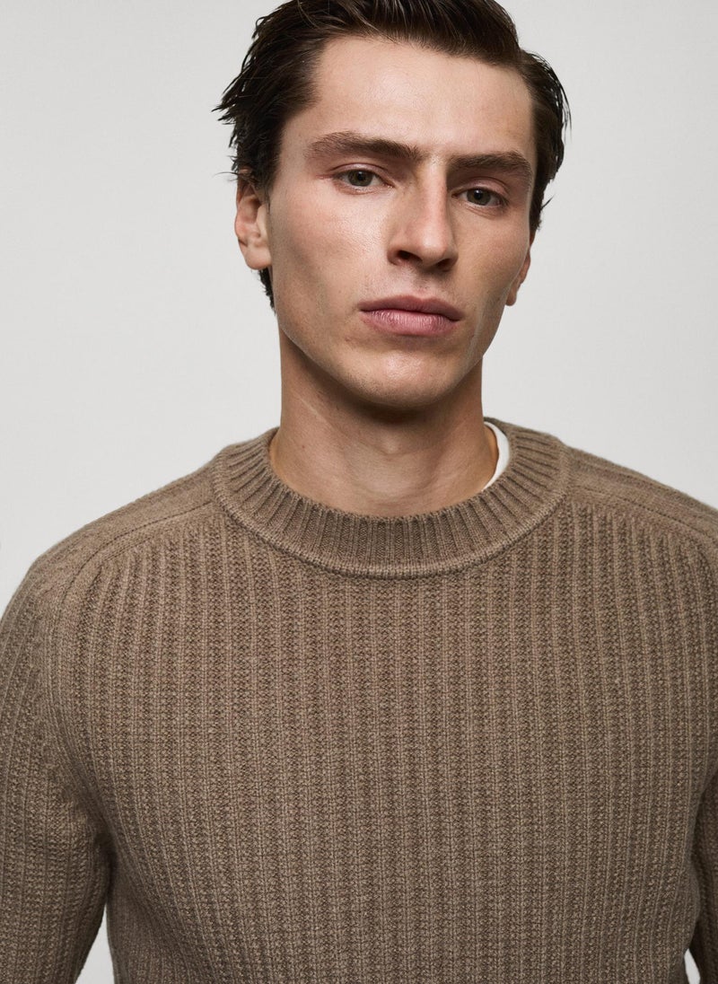 Mango Man - Crew Neck Pullover Sweater - Image 1