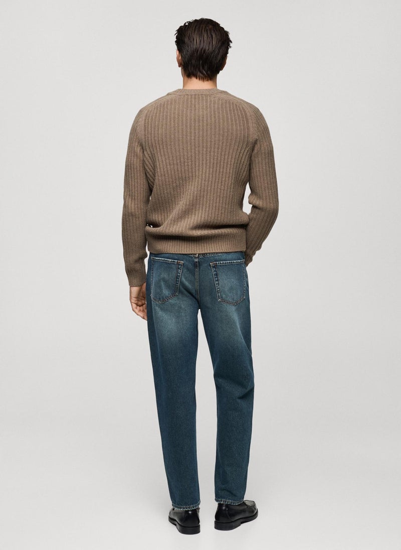 Mango Man - Crew Neck Pullover Sweater - Image 1