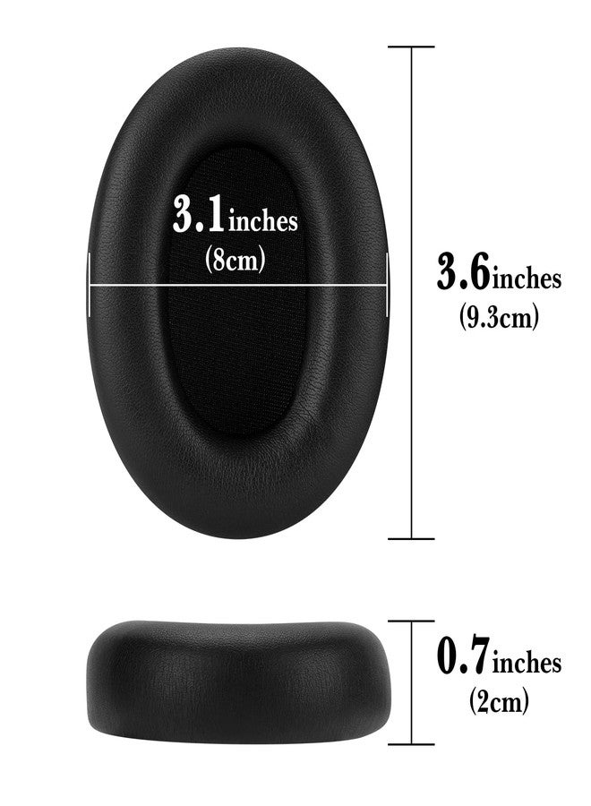 Linkidea Replacement Ear Pads for Skullcandy Crusher ANC 2 Headphones, Cushions, Covers (Protein Leather/Black) - Image 4