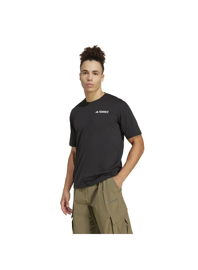 Adidas Mt Tee Black Hiking T-Shirts For Men XS