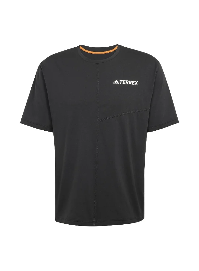 Adidas Mt Tee Black Hiking T-Shirts For Men XS