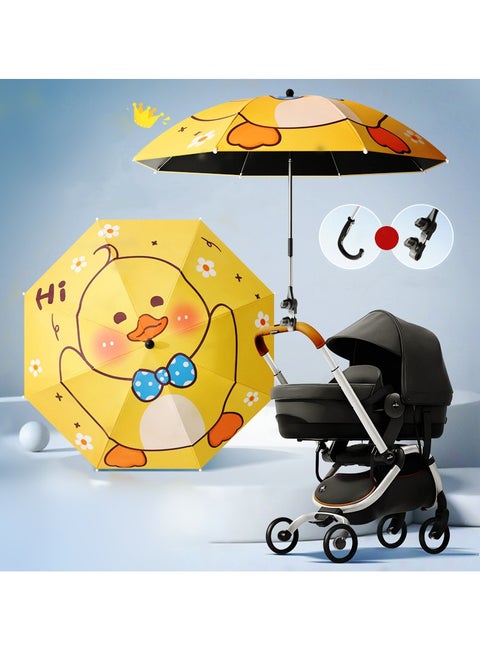 Premium baby parasol stroller umbrella clip on versatile umbrella for stroller universal baby stroller umbrella attachment adjustable and durable stroller umbrella for baby stroller uv protection