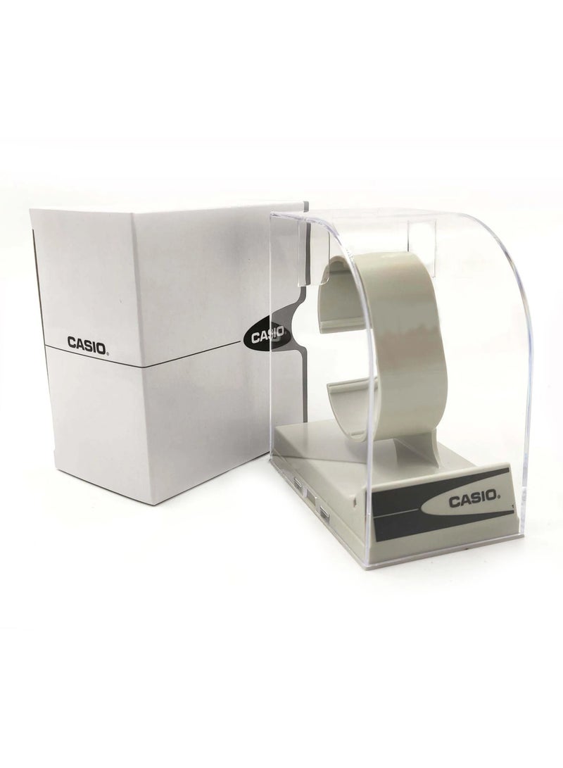 Casio Unisex Vintage Watch  with metal mesh straps AQ-230EM-7ADF - Image 4