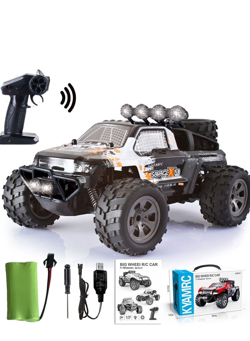1:18 Electric Off-Road RC Car - High Speed ​​2.4GHz All-Terrain Vehicle Pickup High Speed ​​Off-Road RC Car - Perfect Racing Toy for Children - Image 1