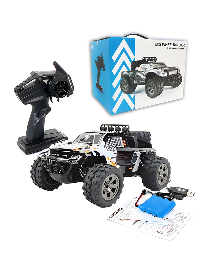 1:18 Electric Off-Road RC Car - High Speed ​​2.4GHz All-Terrain Vehicle Pickup High Speed ​​Off-Road RC Car - Perfect Racing Toy for Children - Image 2