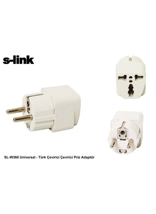 SL-W360 Universal - Turkish Converter Socket Adapter