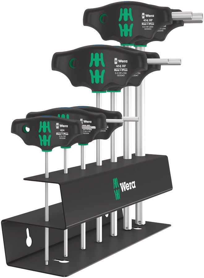 Wera 454/7 HF Set 2 Screwdrvr Set T-Handle Hex-Plus 7 pcs - Image 1