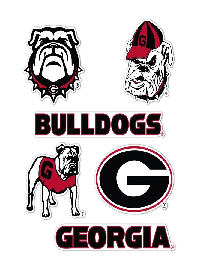Desert Cactus University of Georgia Sticker Bulldogs UGA Dawgsr Vinyl Decals Laptop Water Bottle Car Scrapbook Sheet T2 (Type 2-3) - Image 1