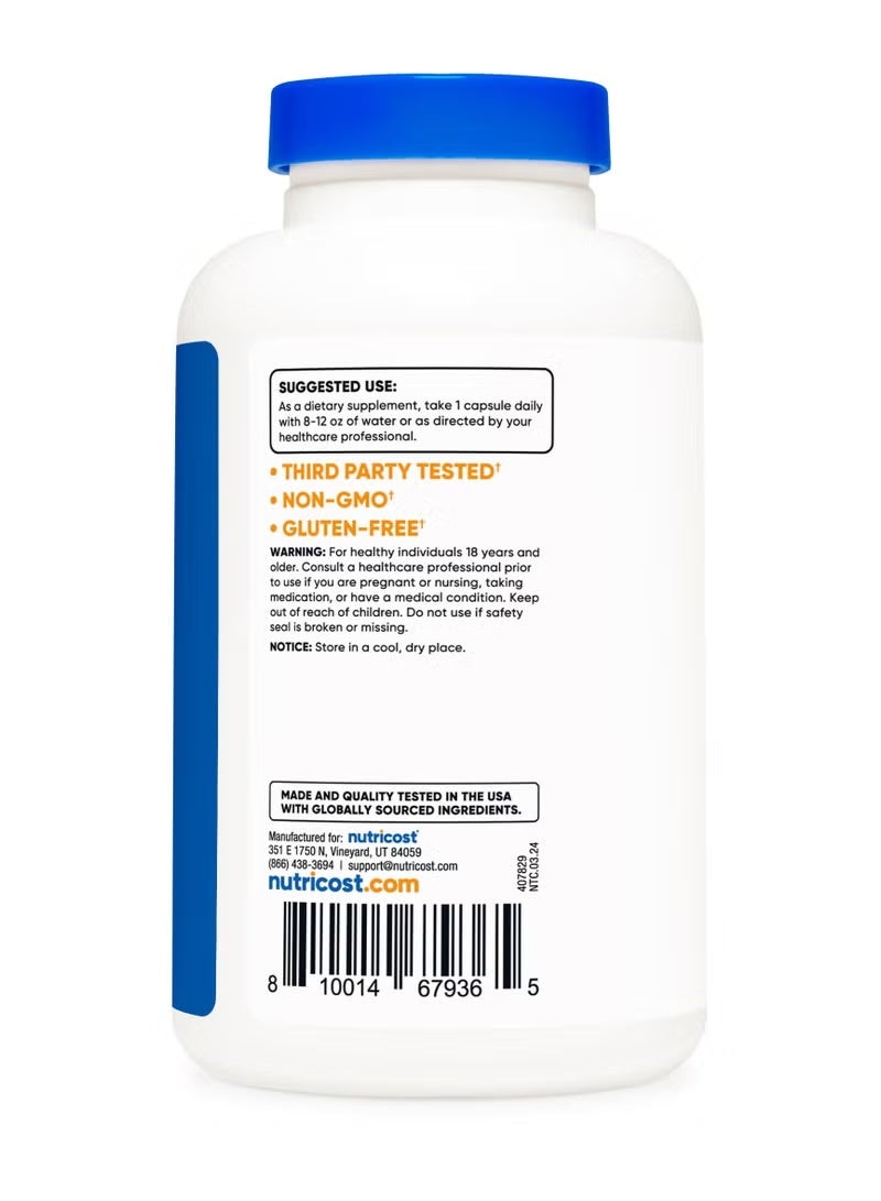 Nutricost, L-Theanine, 200 mg, 240 Capsules - Image 2