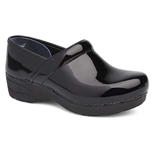 Dansko XP 2.0 Clogs for Women-Lightweight Slip-Resistant Footwear for Comfort and Support-Ideal for Long Standing Professionals-Food Service, Healthcare Professionals Black Patent 6.5-7 M US - Image 1