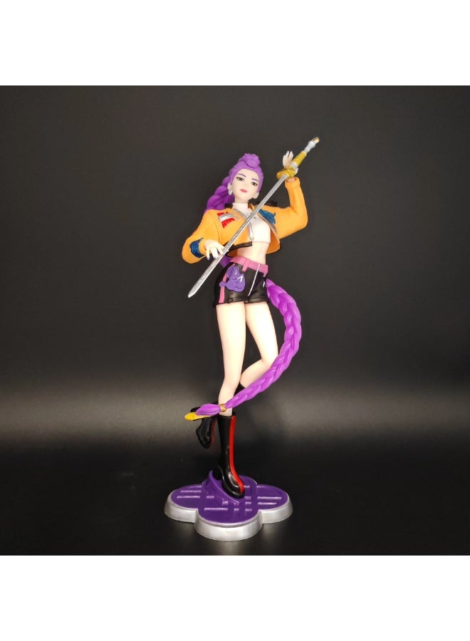 general KPop Demon Hunters desktop decoration Rumi Character Model collection Decoration Toys Gifts for Family and Friends - Image 1