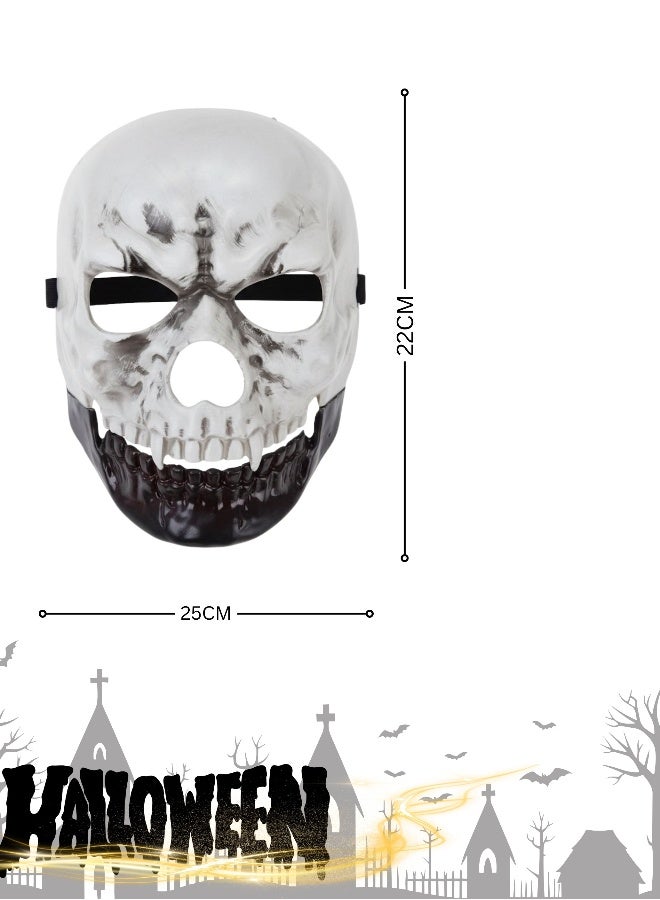 Feelings Halloween Skeleton Mask, Moving Jaw - Image 2