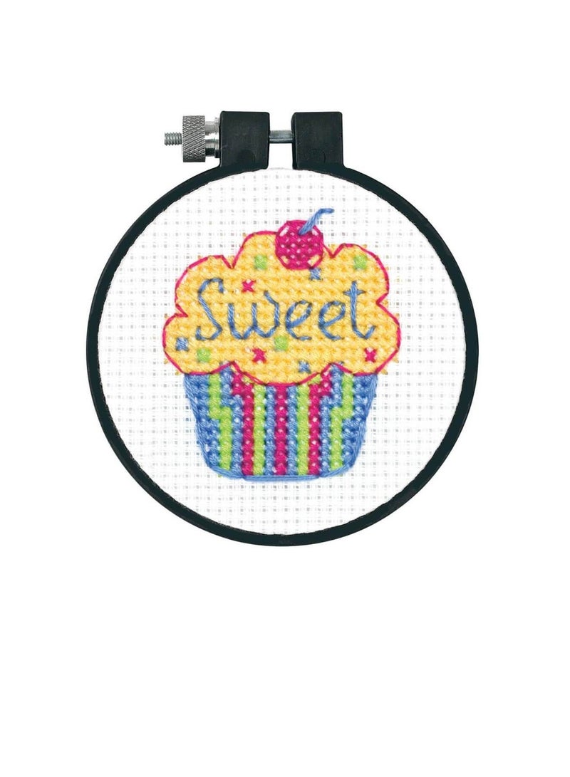 Dimensions Cupcakes Cross Stitch Kit - Image 1