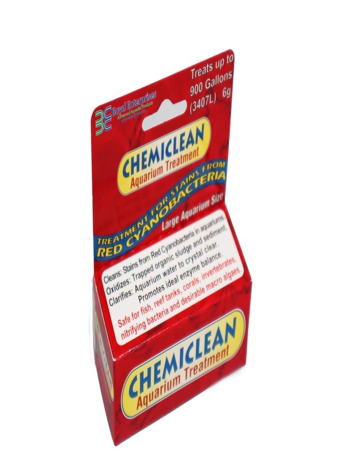 Boyd Enterprises Boyd Chemi-Clean 6g Treats up to 900 Gallons - Effective Chemiclean Cyanobacteria for Marine & Freshwater Aquariums, Safe for Fish, Corals & Invertebrates - Image 1