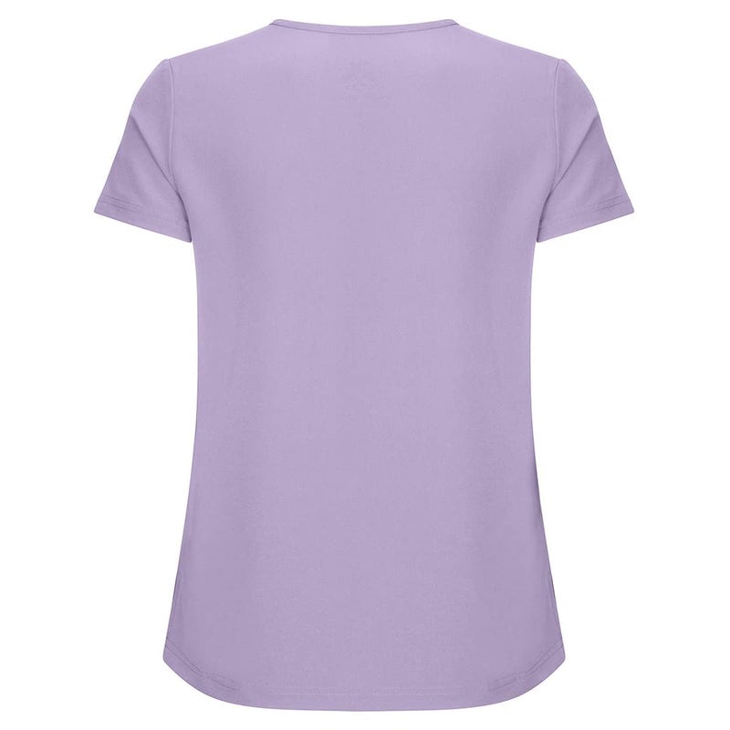 Natural Uniforms Women's Cool Stretch V-Neck Top and Cargo Pant Set (Lavender, Large) - Image 3