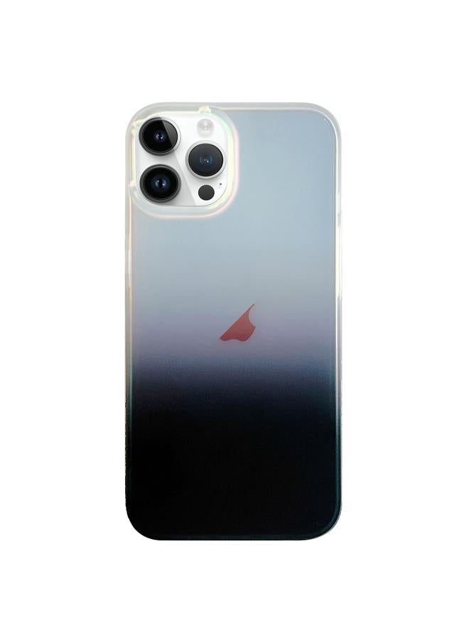 اس-توب جراب لهاتف iPhone 14 Pro، جراب هاتف PC مزدوج الجوانب بتقنية IMD Laser Gradient - Image 1