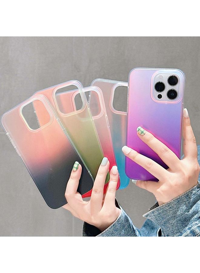 اس-توب جراب لهاتف iPhone 14 Pro، جراب هاتف PC مزدوج الجوانب بتقنية IMD Laser Gradient - Image 2