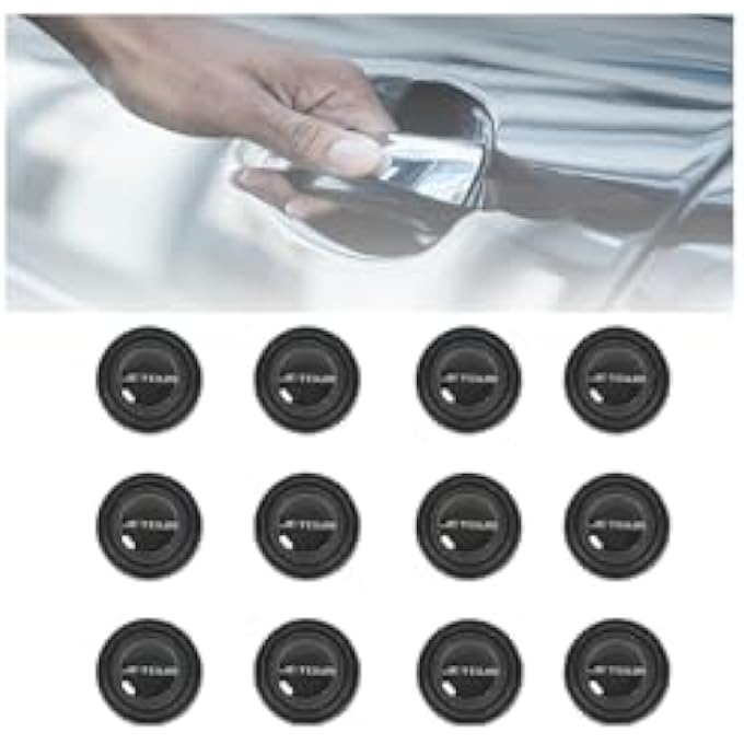 JETOUR Universal Car Door Bumper Protector Pads For Jetour T2 Traveler 20232025  12 Pcs Shock Absorber Kit With Adhesive For Sealing  Soundproofing - Image 1