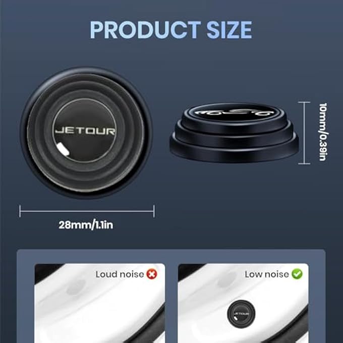JETOUR Universal Car Door Bumper Protector Pads For Jetour T2 Traveler 20232025  12 Pcs Shock Absorber Kit With Adhesive For Sealing  Soundproofing - Image 2