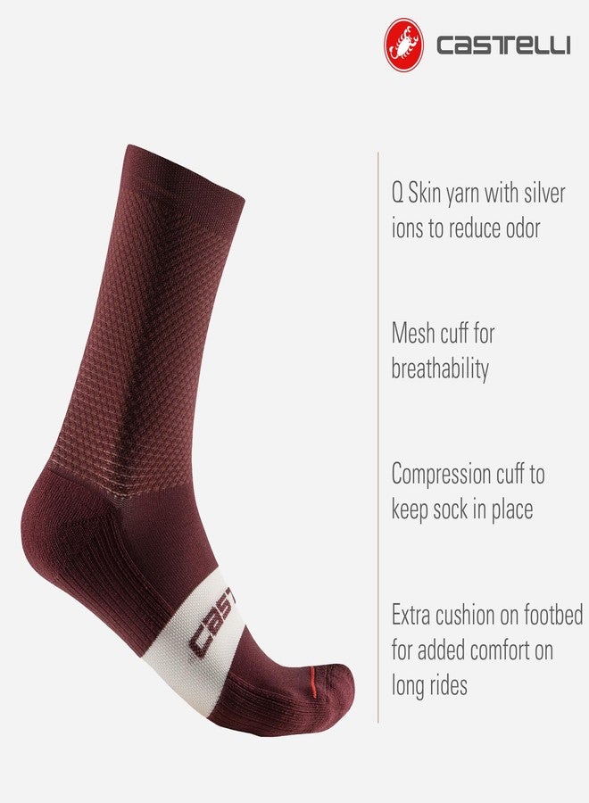 CASTELLI Espresso 15 Sock - Men's Deep Bordeaux, Xxl - Image 2