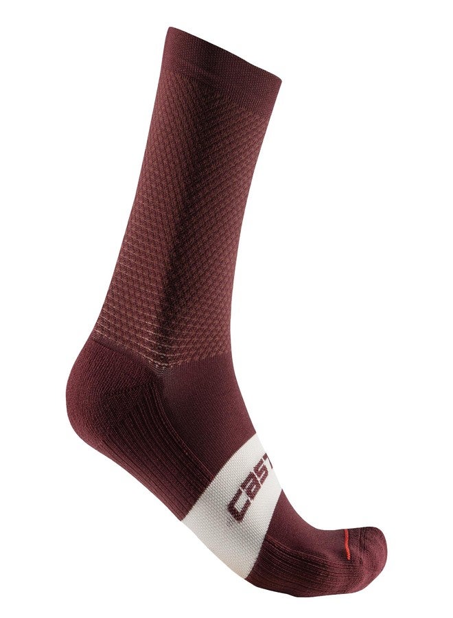 CASTELLI Espresso 15 Sock - Men's Deep Bordeaux, Xxl - Image 1