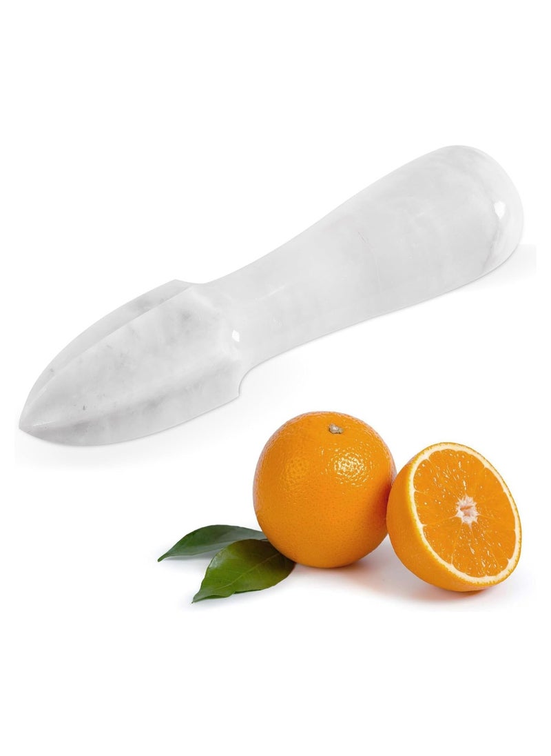 RADICALn Marble Citrus Reamer 6'' Inches White Handmade Juice Reamer - Citrus Juicer Reamer, Lemon Reamer, Grapefruit Juicer Manual, Citrus Reamer Handheld Lime Squeezer - Lemon Juicer Reamer  - Image 1