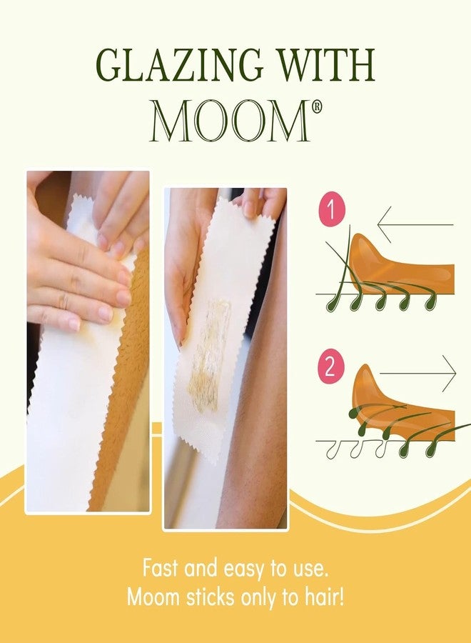 MOOM Organic Waxing Kit Gift Box for Women - Sugar Wax Hair Removal for Face, Bikini & Underarms - Travel Wax, Foot Spa Cream & Tools - Ideal for traveling & gifting - Image 5