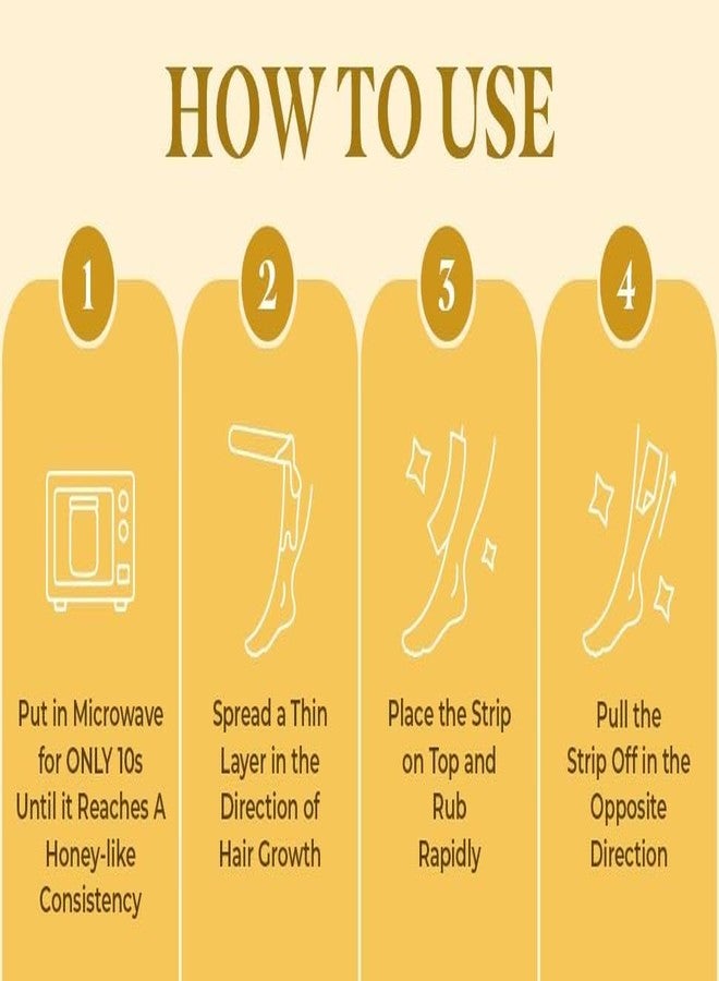 MOOM Organic Waxing Kit Gift Box for Women - Sugar Wax Hair Removal for Face, Bikini & Underarms - Travel Wax, Foot Spa Cream & Tools - Ideal for traveling & gifting - Image 3