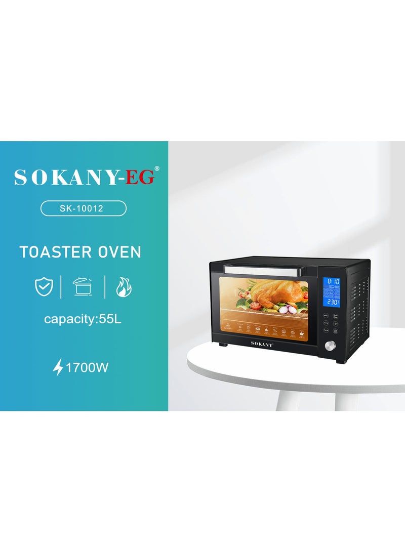 Sokany 1700W 55L Oven Model SK-10012 - Image 2